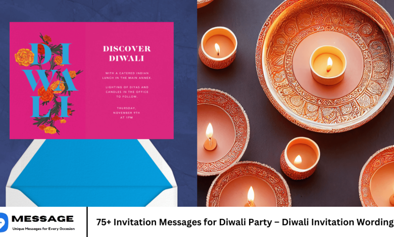 75+ Invitation Messages for Diwali Party – Diwali Invitation Wordings