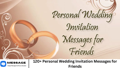 120+ Personal Wedding Invitation Messages for Friends